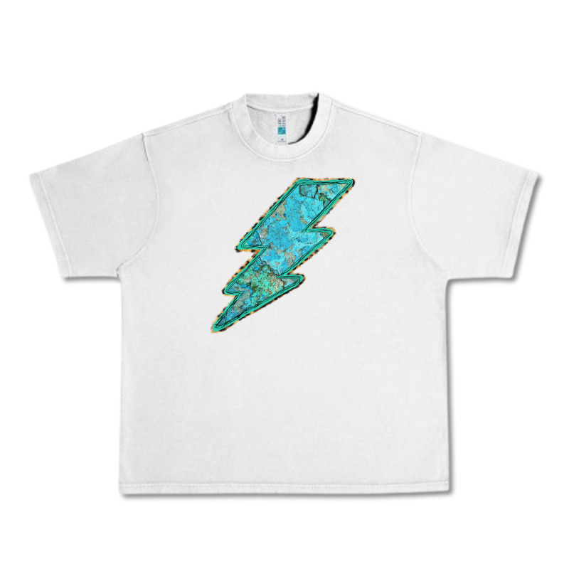 Turquoise Lightning Urban Heavy Tee by Bettercallsaul | Teevron