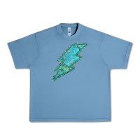Pebble Blue Turquoise Lightning Urban Heavy Tee - Bettercallsaul