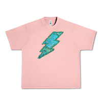 Salmon Turquoise Lightning Urban Heavy Tee - Bettercallsaul