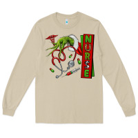 Mushroom Christmas Character Long Sleeve Tee - NancyCooperArtShop