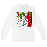 White Christmas Character Long Sleeve Tee - NancyCooperArtShop