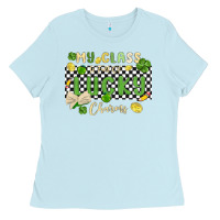 Baby Blue my class is full of lucky charms Ladies Tee - MaliasSmallBusiness