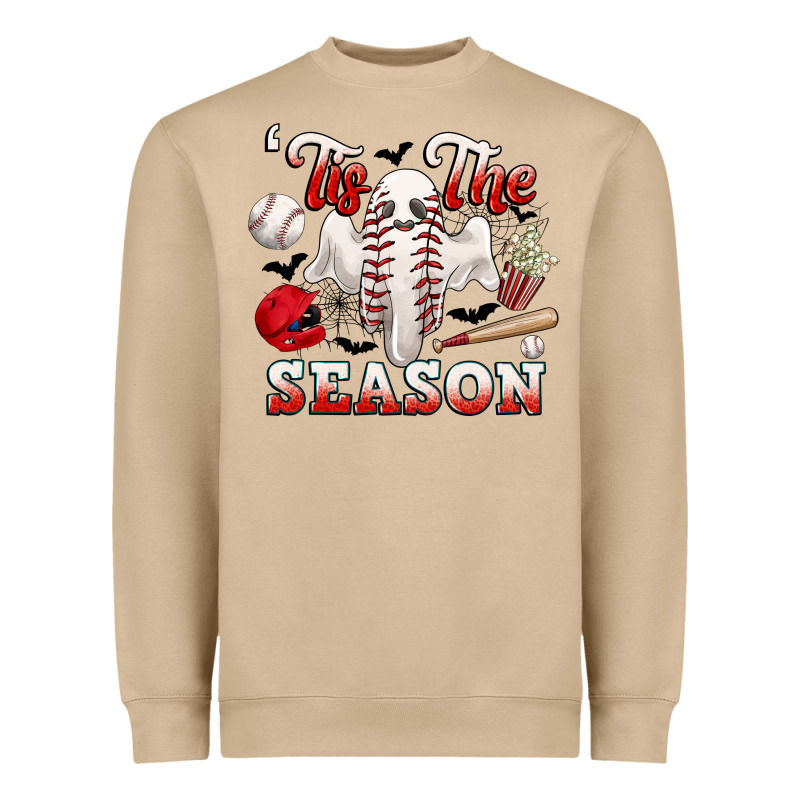 Tis The Season Baseball Halloween Heavyweight Sweatshirt by CowGirlArtShop | Teevron
