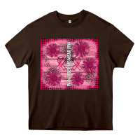 Chocolate Brown in october we wear pink Heavy Core Tee - AdoDesignShop