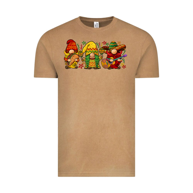 Cinco De Mayo Gnomies Vintage Tee by BarkalooDesign | Teevron
