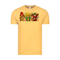 Vintage Mustard cinco de mayo gnomies Vintage Tee - BarkalooDesign