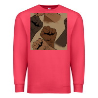 Cardinal melanin raised fist seamless pattern Premium Sweatshirt - BundleAndBundleShop