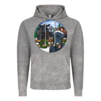 Cloud Rock Black Angus Cattle and Calf Christmas Vintage Hoodie - RanaPortraitStore