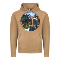 Vintage Camel Black Angus Cattle and Calf Christmas Vintage Hoodie - RanaPortraitStore
