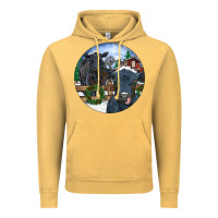 Vintage Mustard Black Angus Cattle and Calf Christmas Vintage Hoodie - RanaPortraitStore