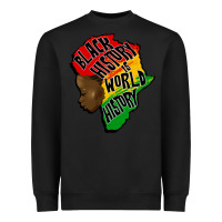 Black black history is world history Heavyweight Sweatshirt - CowGirlArtShop