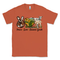 Copper Peace Love Saanen Goats Classic Tee - LillyAllenDesigns