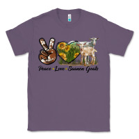 Lavender Peace Love Saanen Goats Classic Tee - LillyAllenDesigns