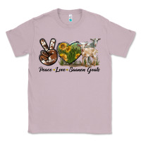 Lilac Peace Love Saanen Goats Classic Tee - LillyAllenDesigns