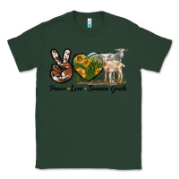Sports Green Peace Love Saanen Goats Classic Tee - LillyAllenDesigns