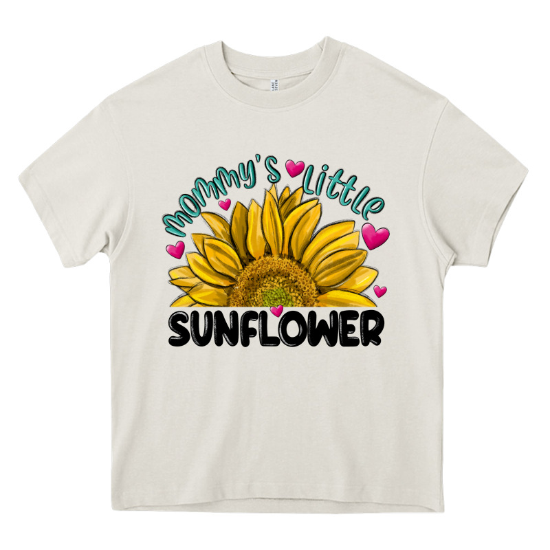 Mommy' S Little Sunflower Heavy Core Tee by MaliasSmallBusiness | Teevron