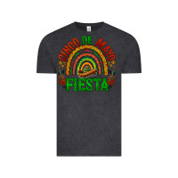 Vintage Black cinco de mayo fiesta rainbow Vintage Tee - BarkalooDesign