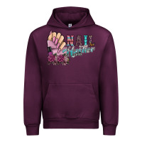 Mauve Wine nail hustler Urban Hoodie - SublimationCraftShop