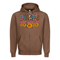 Chestnut Nursing In My Heart Zipper Hoodie - FaDigitalArtStudio