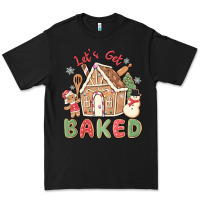 Black let's get baked Premium Tee - MaliasSmallBusiness