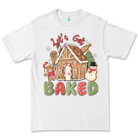 White let's get baked Premium Tee - MaliasSmallBusiness