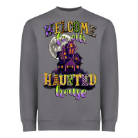 Storm welcome to our haunted house Heavyweight Sweatshirt - CowGirlArtShop