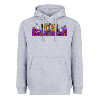 Heather Grey halloween mini libbey glass Heavyweight Hoodie - BundleAndBundleShop