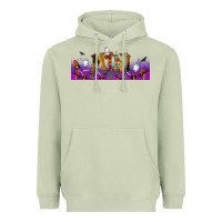 Matcha halloween mini libbey glass Heavyweight Hoodie - BundleAndBundleShop