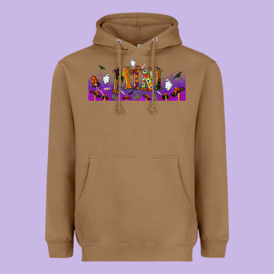 Halloween Mini Libbey Glass Heavyweight Hoodie Designed By Bundleandbundleshop