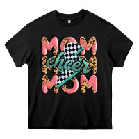 Black cheer mom Heavy Core Tee - MaliasSmallBusiness