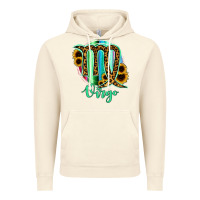 Vintage Artic Virgo Zodiac Sign Sunflower Leopard Serape Vintage Hoodie - RanaPortraitStore