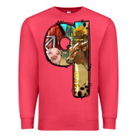 Cardinal Farm Life Alphabet Lowercase Letters Q Premium Sweatshirt - BundleAndBundleShop