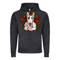 Vintage Black Christmas Bull Terrier Vintage Hoodie - RanaPortraitStore