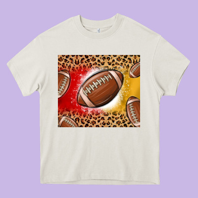 Team Color Red And Gold Football Heavy Core Tee Designed By Maliassmallbusiness