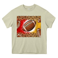 Mossy team color red and gold football Heavy Core Tee - MaliasSmallBusiness