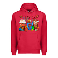 Cardinal Basketball Coffee Cups Premium Hoodie - FaDigitalArtStudio