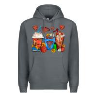 Rock Basketball Coffee Cups Premium Hoodie - FaDigitalArtStudio