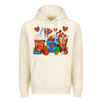 Tofu Basketball Coffee Cups Premium Hoodie - FaDigitalArtStudio