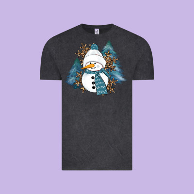Snowman Winter Vintage Tee Designed By Ranaportraitstore