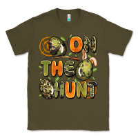 Army Green on the hunt easter Classic Tee - Artiststas