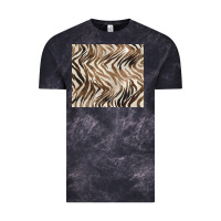 Cloud Black brown zebra Vintage Tee - BarkalooDesign