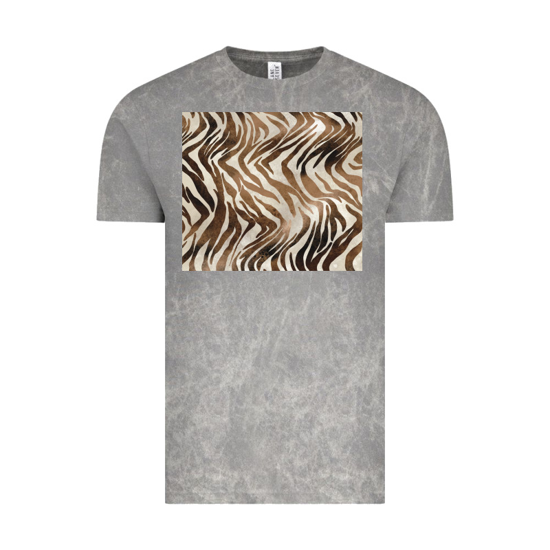 Brown Zebra Vintage Tee by BarkalooDesign | Teevron