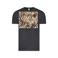Vintage Black brown zebra Vintage Tee - BarkalooDesign