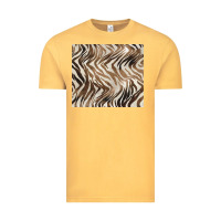 Vintage Mustard brown zebra Vintage Tee - BarkalooDesign