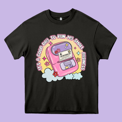 Its A Good Day To Run My Small Business Heavy Core Tee Designed By Maliassmallbusiness