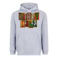 Heather Grey merry mama Heavyweight Hoodie - FaDigitalArtStudio