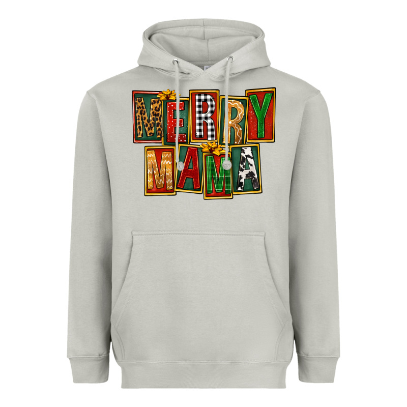 Merry Mama Heavyweight Hoodie by FaDigitalArtStudio | Teevron