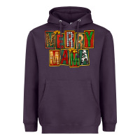Plum merry mama Heavyweight Hoodie - FaDigitalArtStudio
