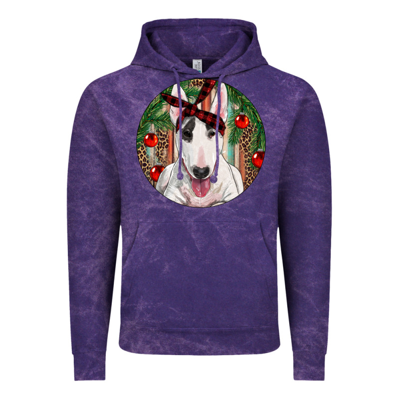 Christmas Bull Terrier Vintage Hoodie by RanaPortraitStore | Teevron