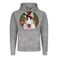 Cloud Rock Christmas Bull Terrier Vintage Hoodie - RanaPortraitStore